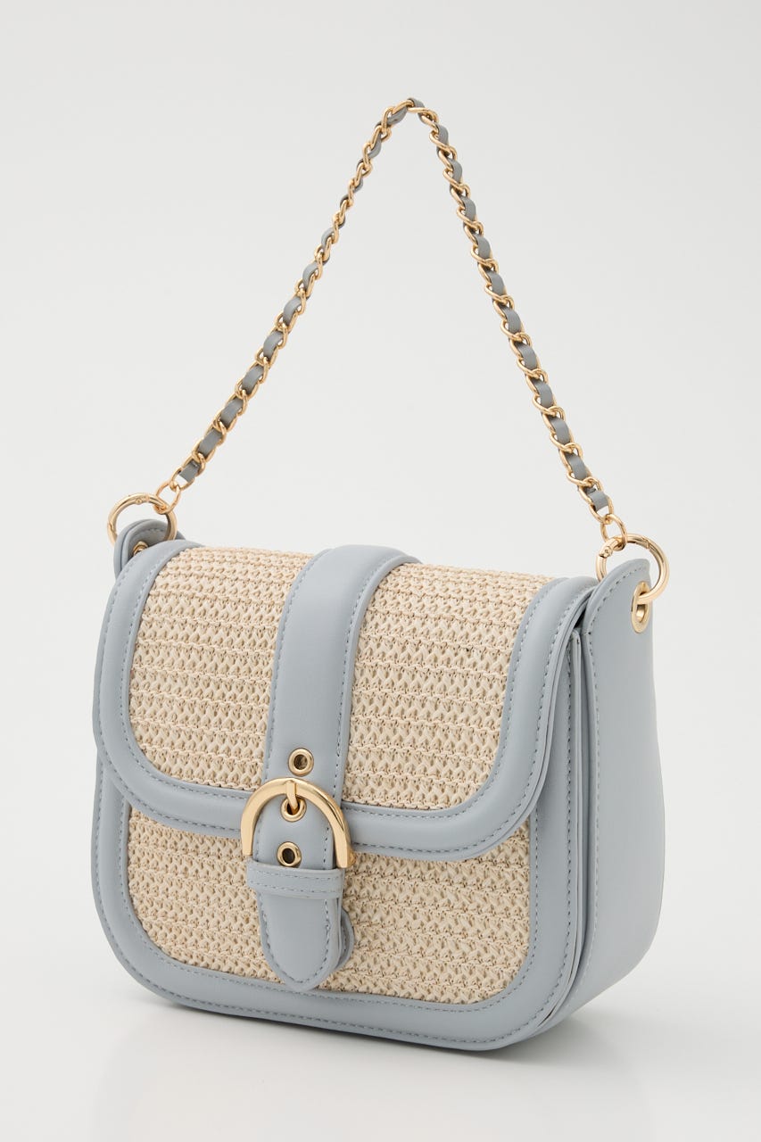 ベルトディティールバッグ L/BLU FREE