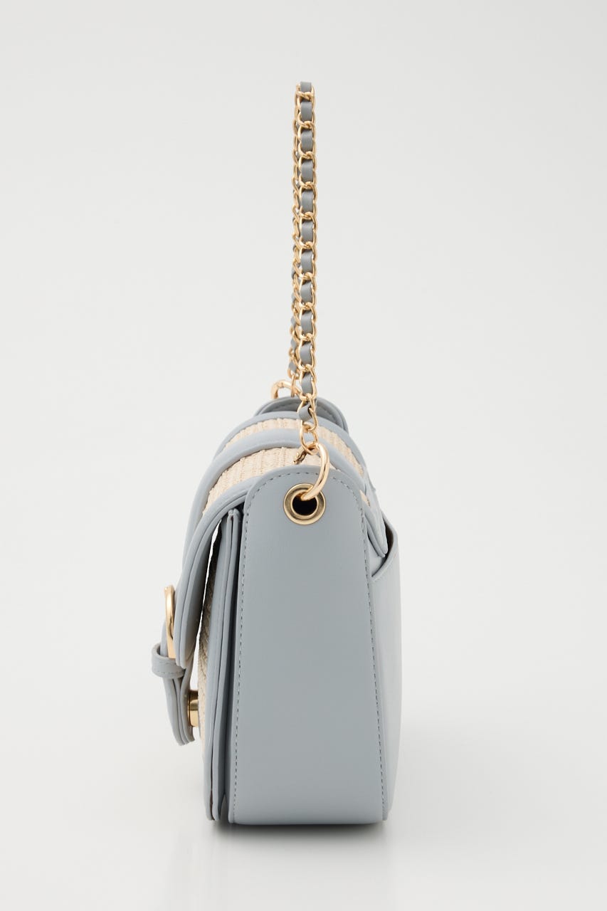 ベルトディティールバッグ L/BLU FREE