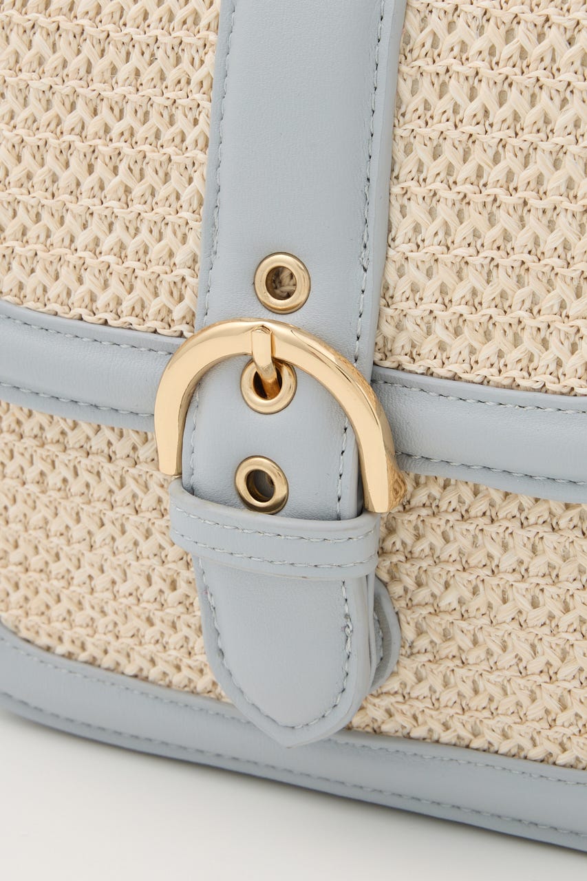 ベルトディティールバッグ L/BLU FREE