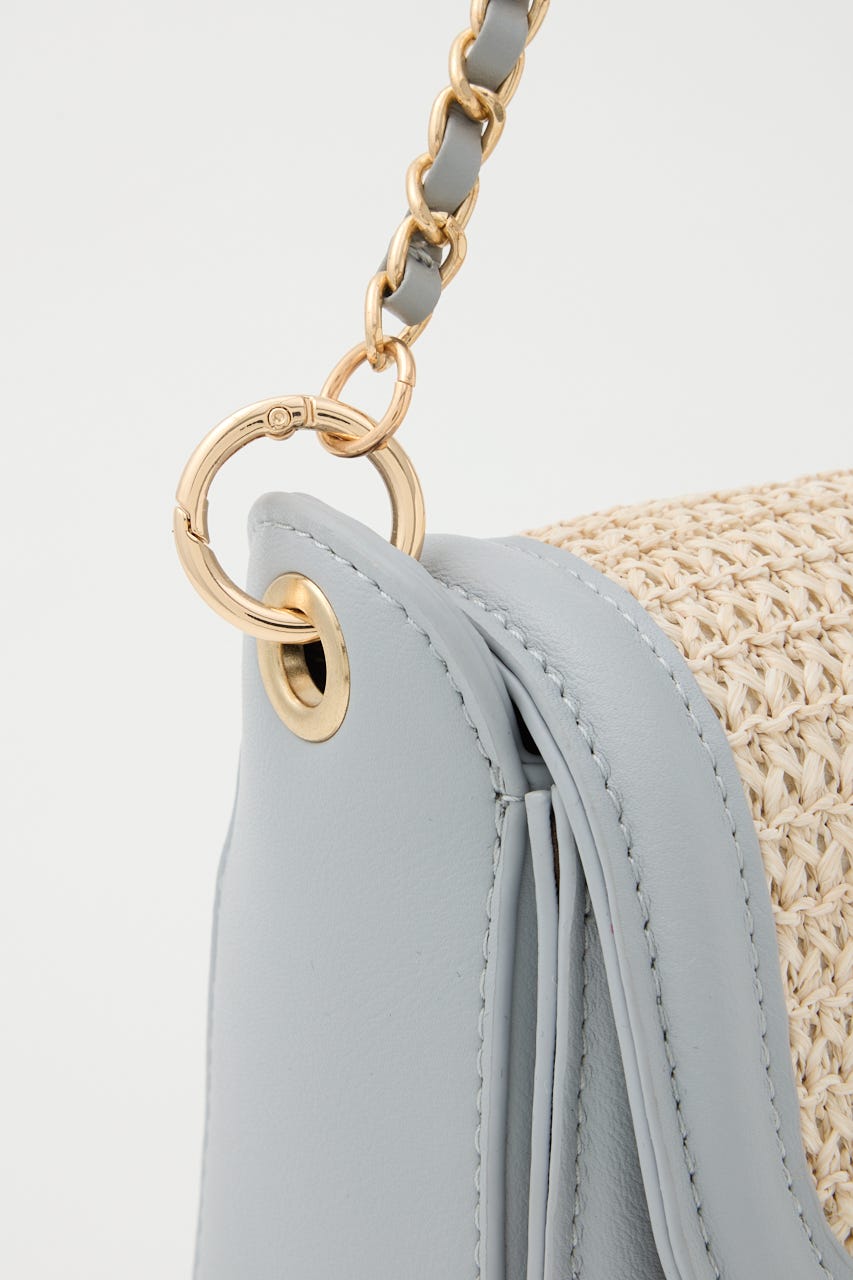 ベルトディティールバッグ L/BLU FREE