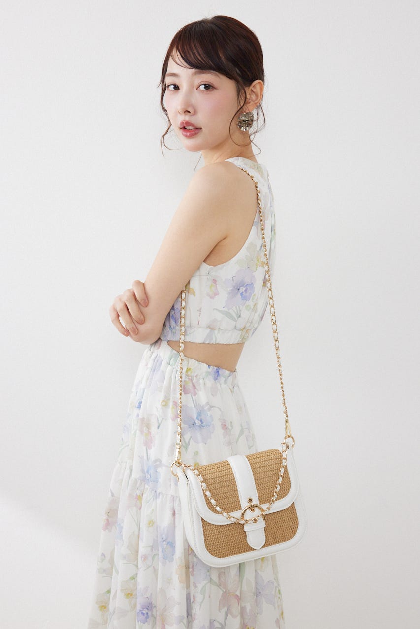 ベルトディティールバッグ WHT FREE