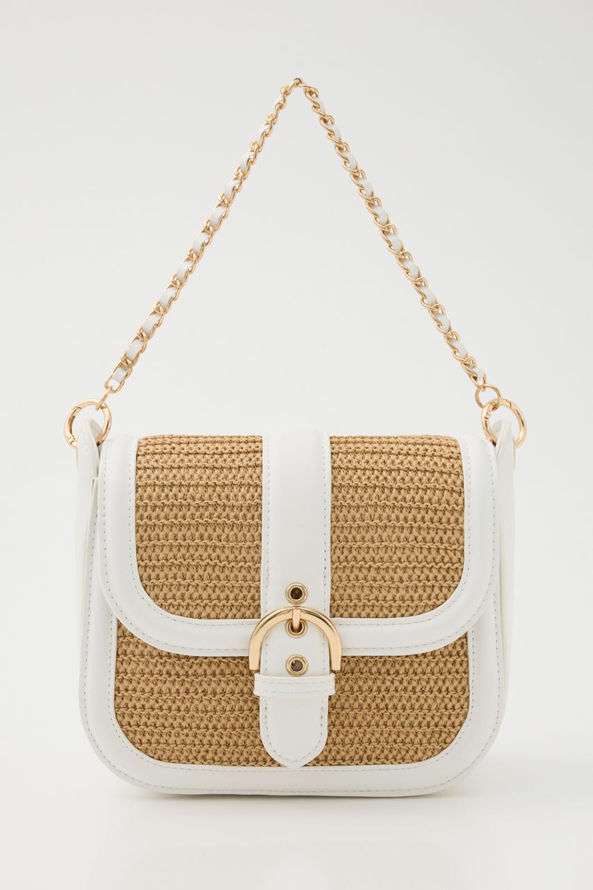 ベルトディティールバッグ WHT FREE