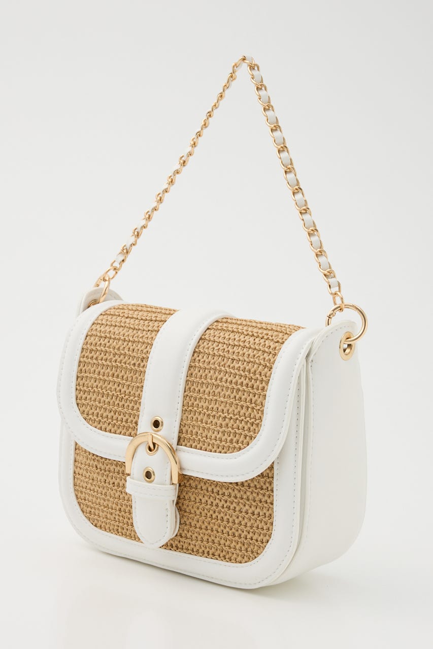 ベルトディティールバッグ WHT FREE