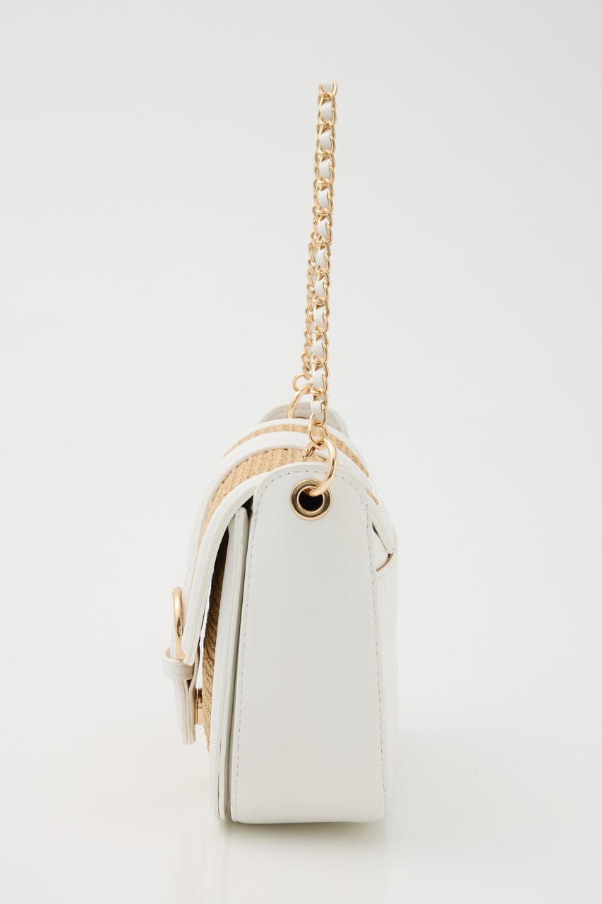 ベルトディティールバッグ WHT FREE