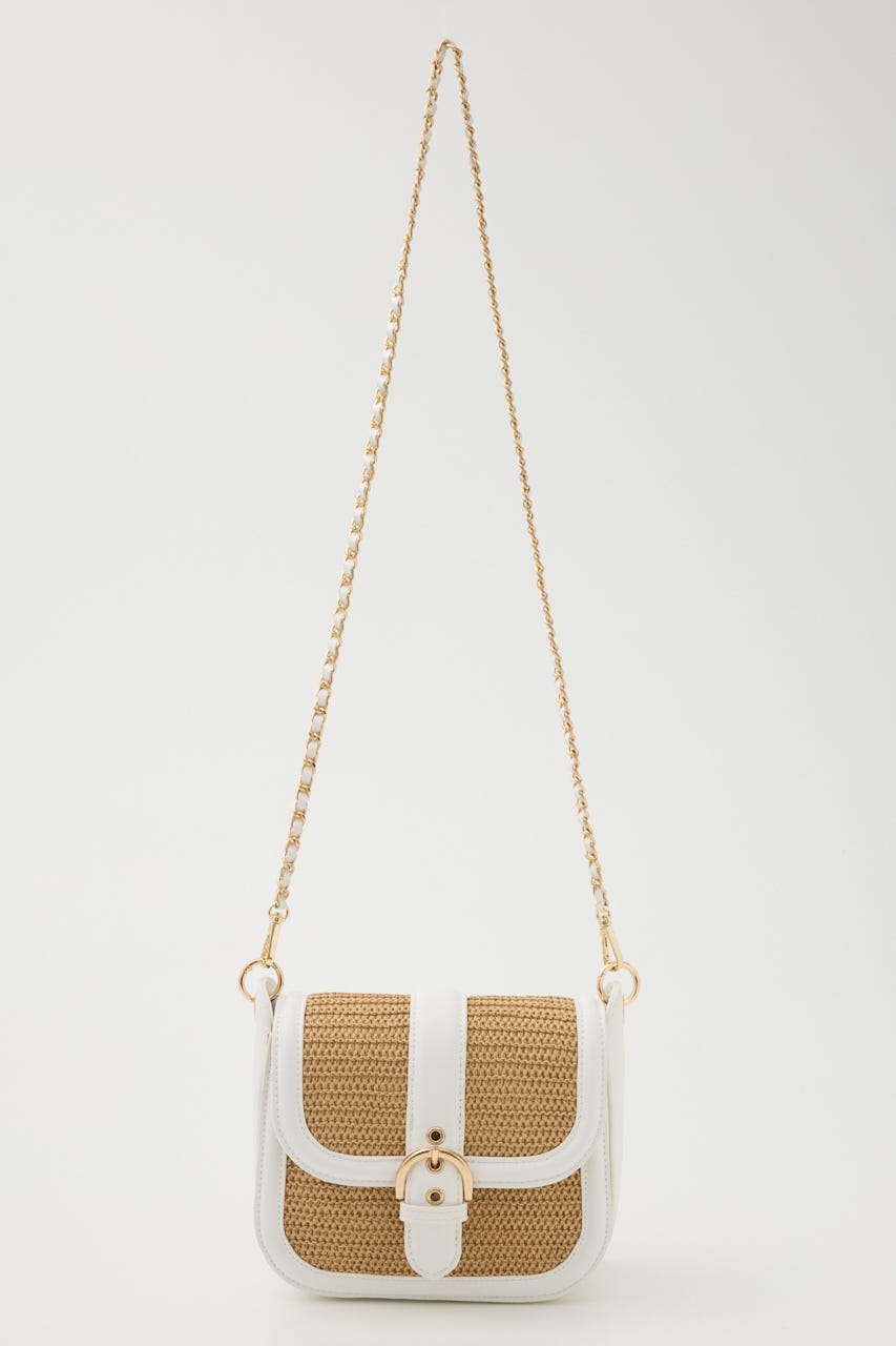 ベルトディティールバッグ WHT FREE