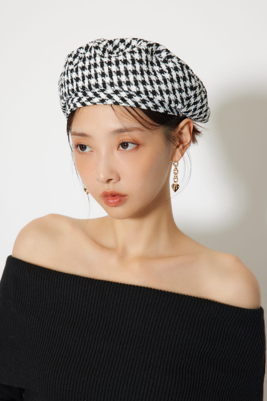 ツイードベレー BLK FREE