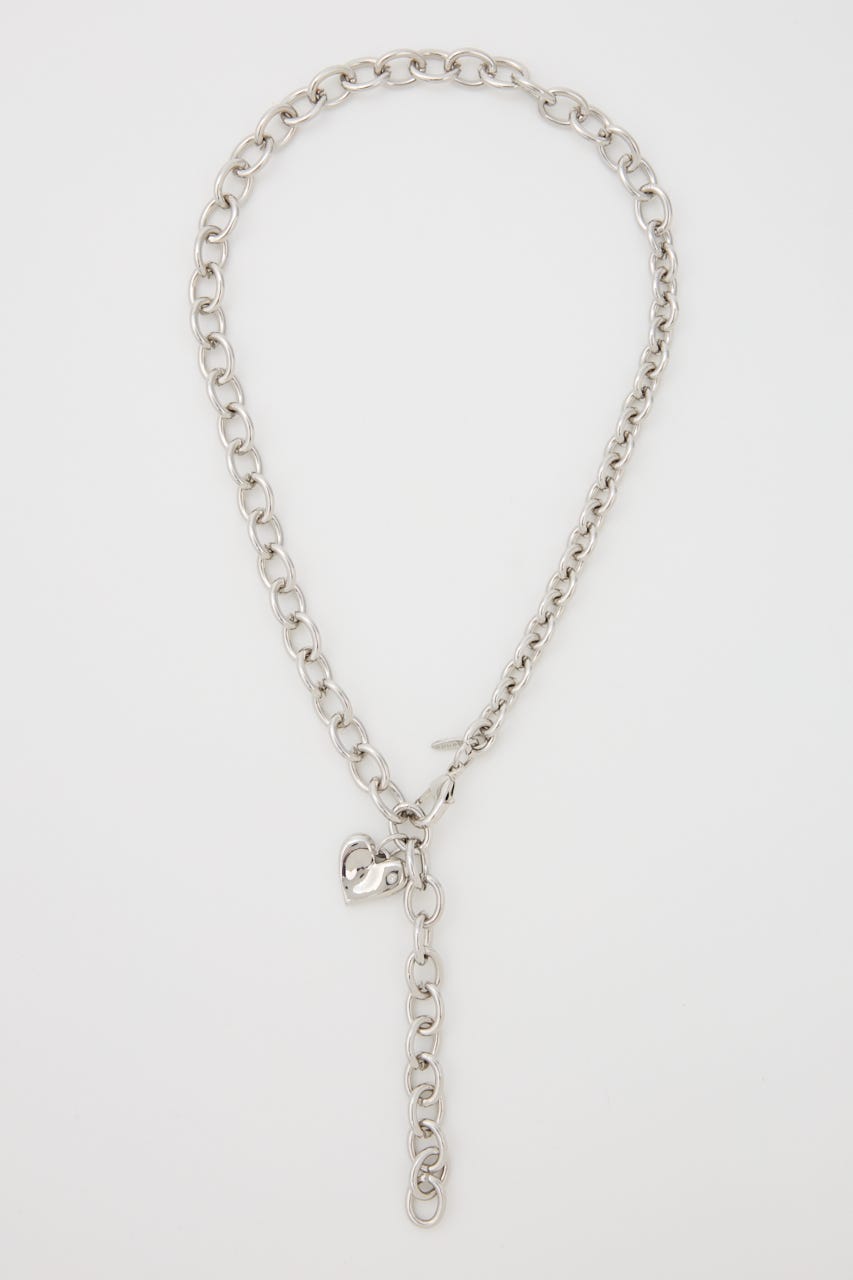 ニュアンスハートプレートネックレス SLV FREE