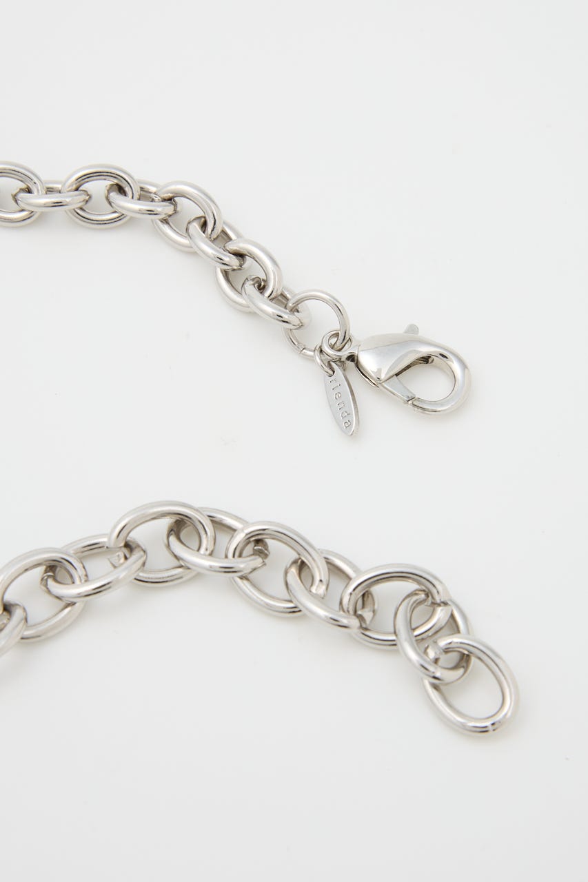 ニュアンスハートプレートネックレス SLV FREE