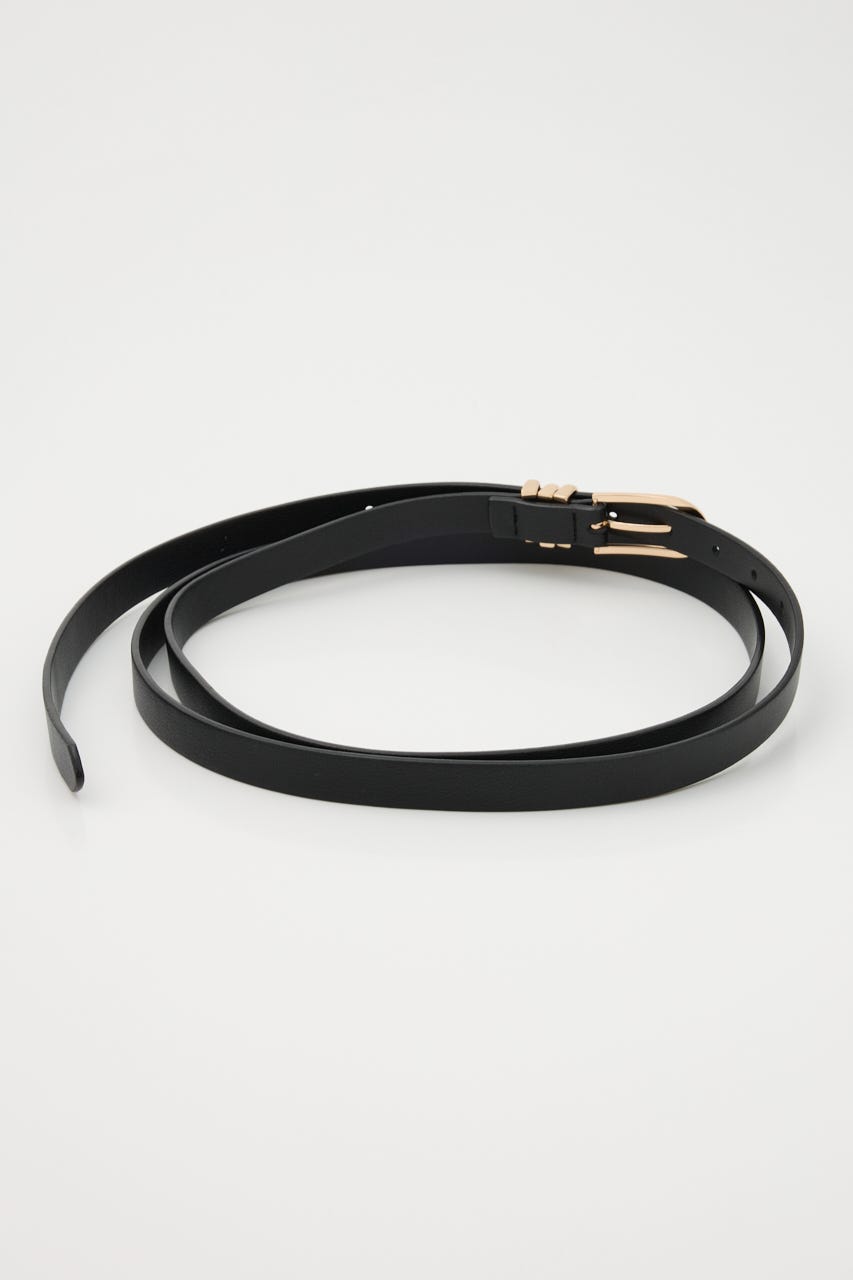 オーバーラップ細ベルト BLK FREE