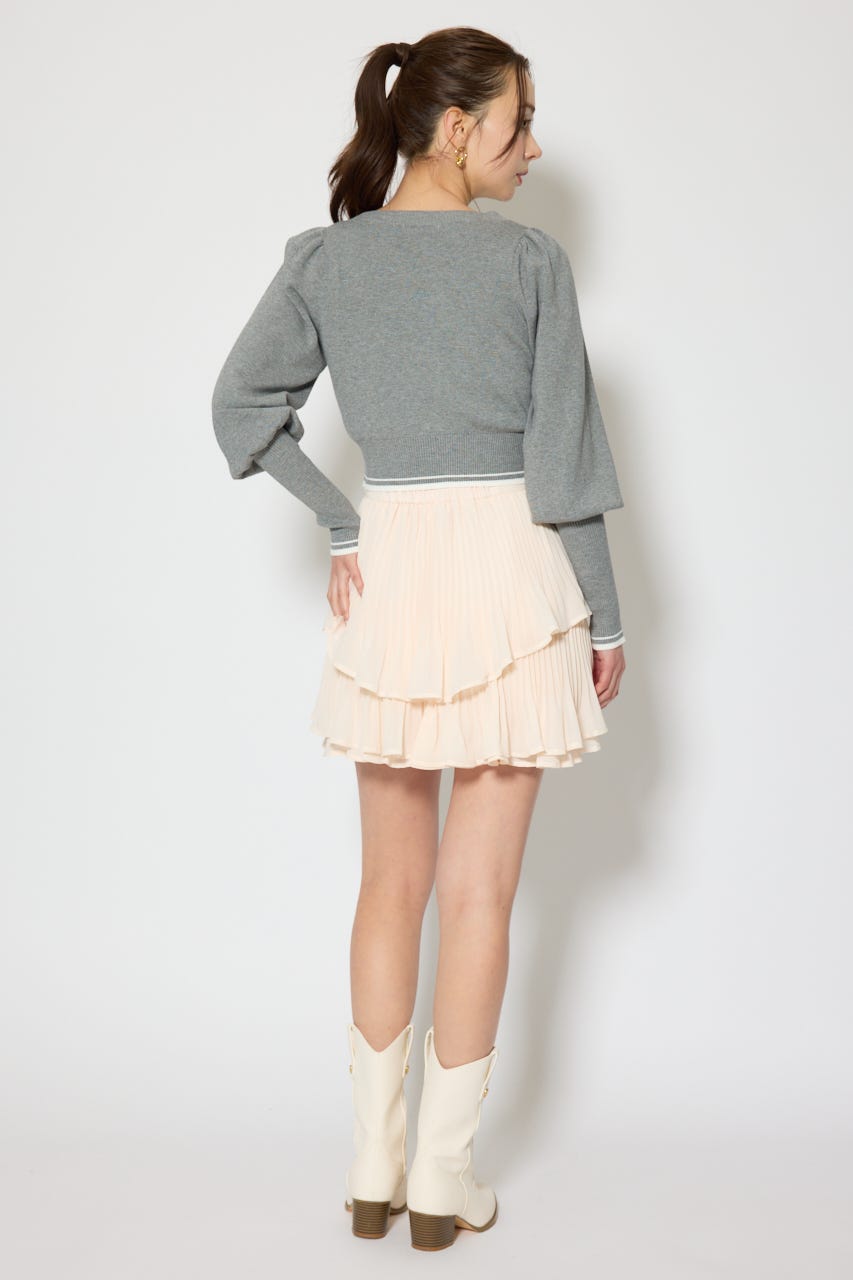 ロゴニットトップス GRY FREE