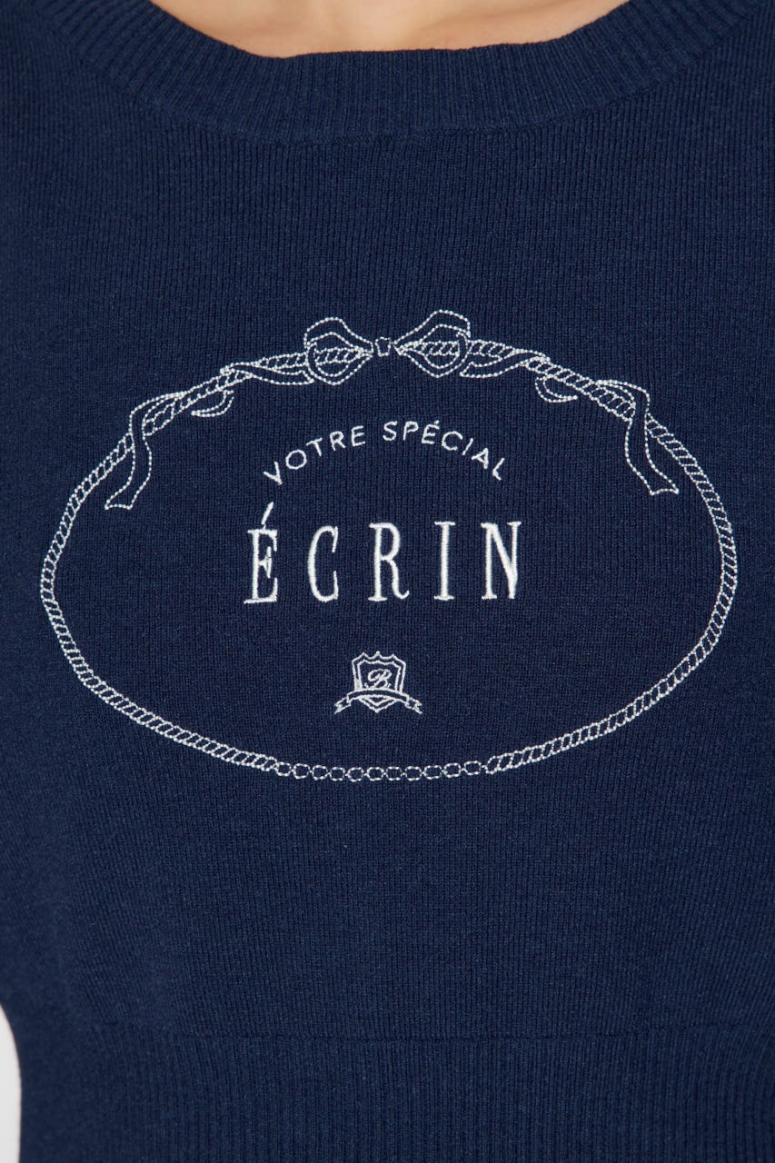 ロゴニットトップス NVY FREE