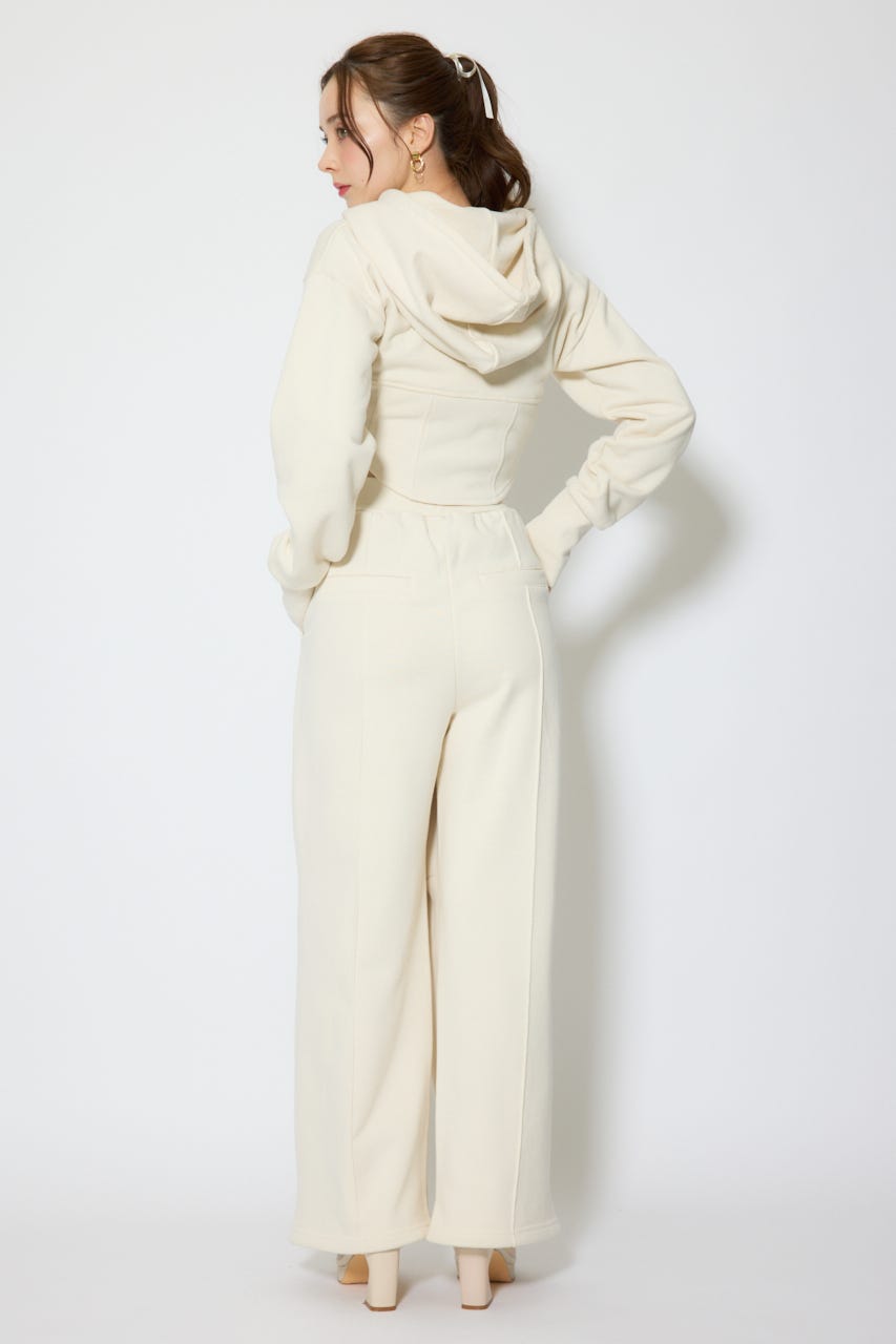 ビスチェディティールフードスウェット IVOY FREE