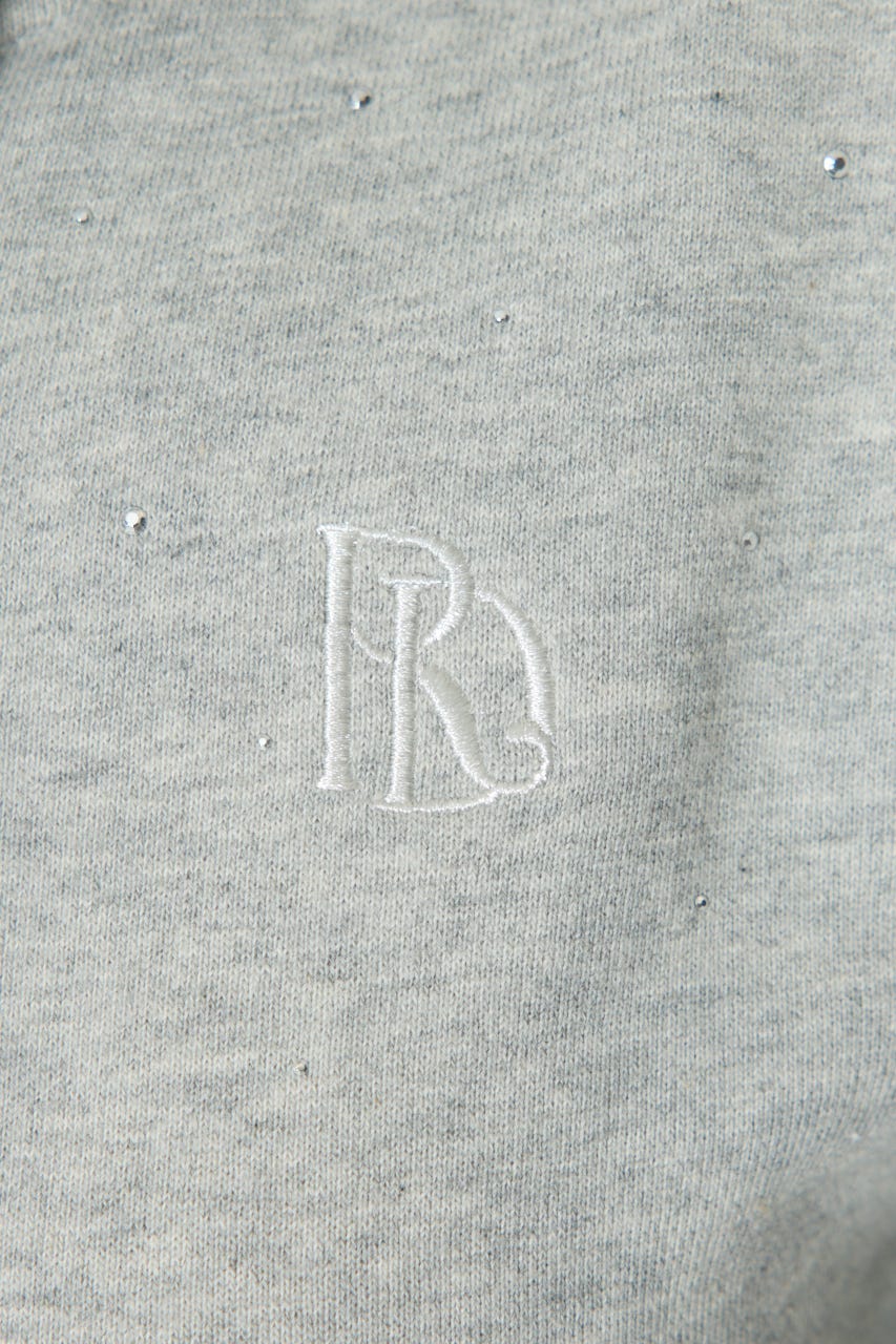 ビスチェディティールフードスウェット T.GRY FREE