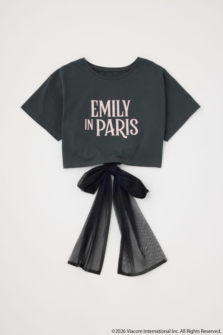 【Emily Paris】Tシャツ L/BLK FREE