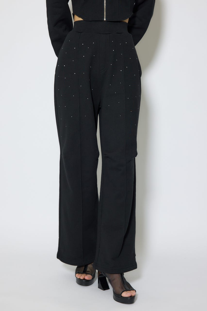 ルーズスウェットパンツ BLK XS