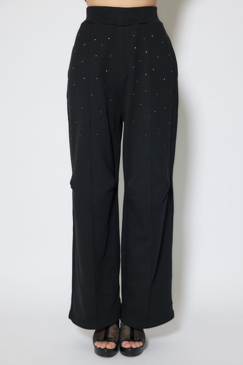 ルーズスウェットパンツ BLK XS