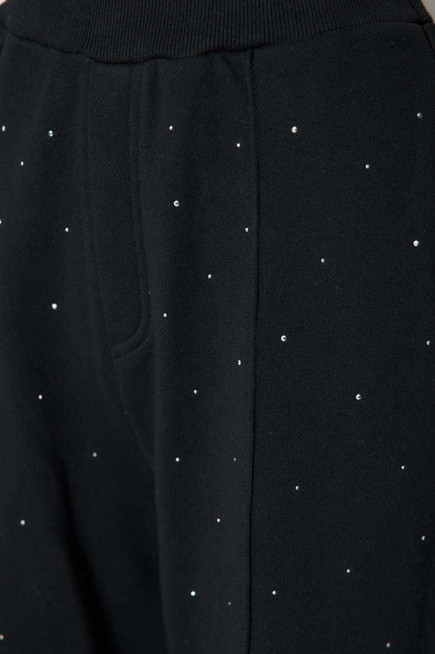 ルーズスウェットパンツ BLK XS