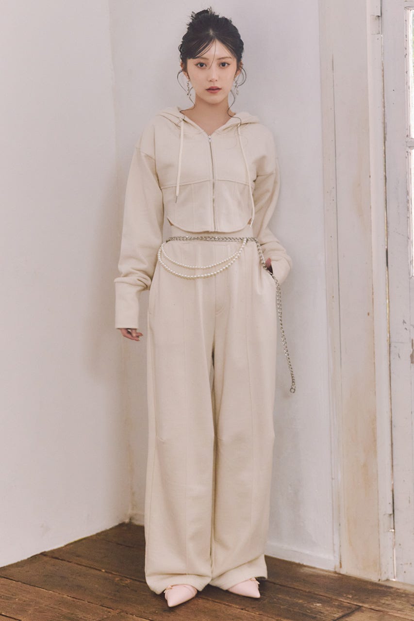 ルーズスウェットパンツ IVOY XS