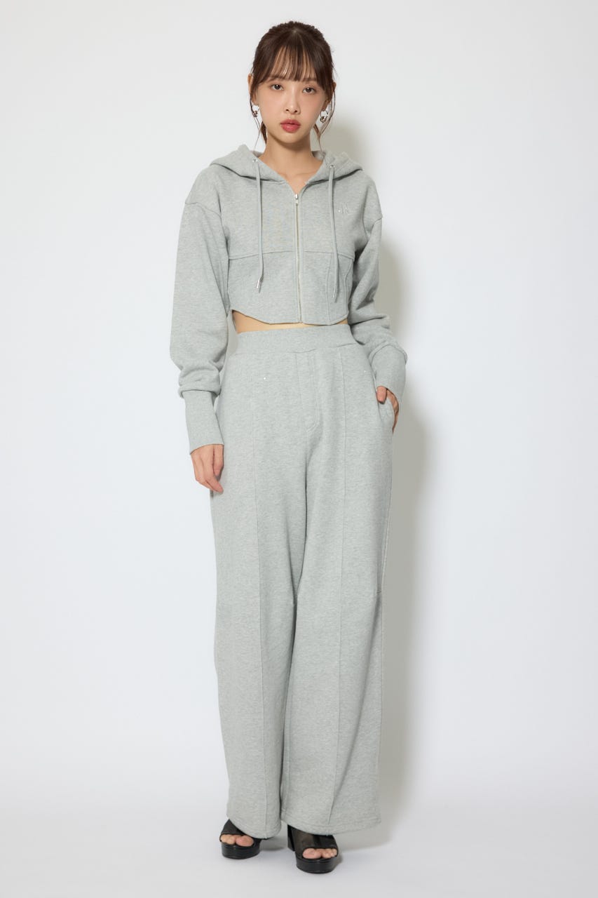 ルーズスウェットパンツ T.GRY XS