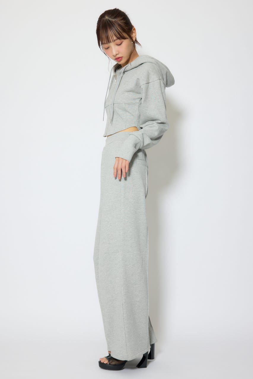 ルーズスウェットパンツ T.GRY XS