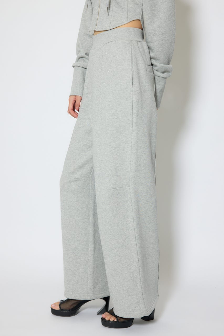 ルーズスウェットパンツ T.GRY XS