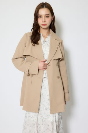 【1/25(日)23:59までSS先行予約会対象アイテム】フラップフレアトレンチコート