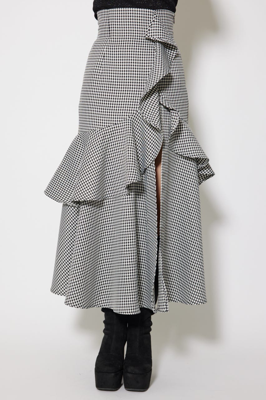 rienda フリルスリットハイウエストスカートショートパンツ Sサイズ rienda | フリルスリットハイウエストスコートショートパンツ