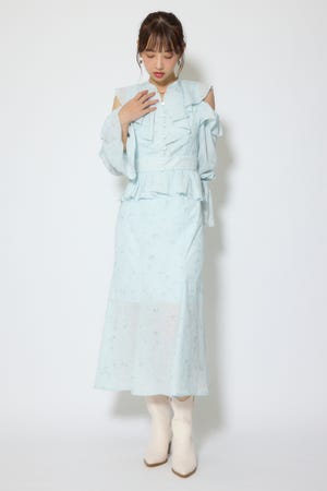 マーメイドフラワーワンピース