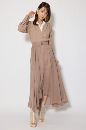 2WAYテーラーWカラーワンピース