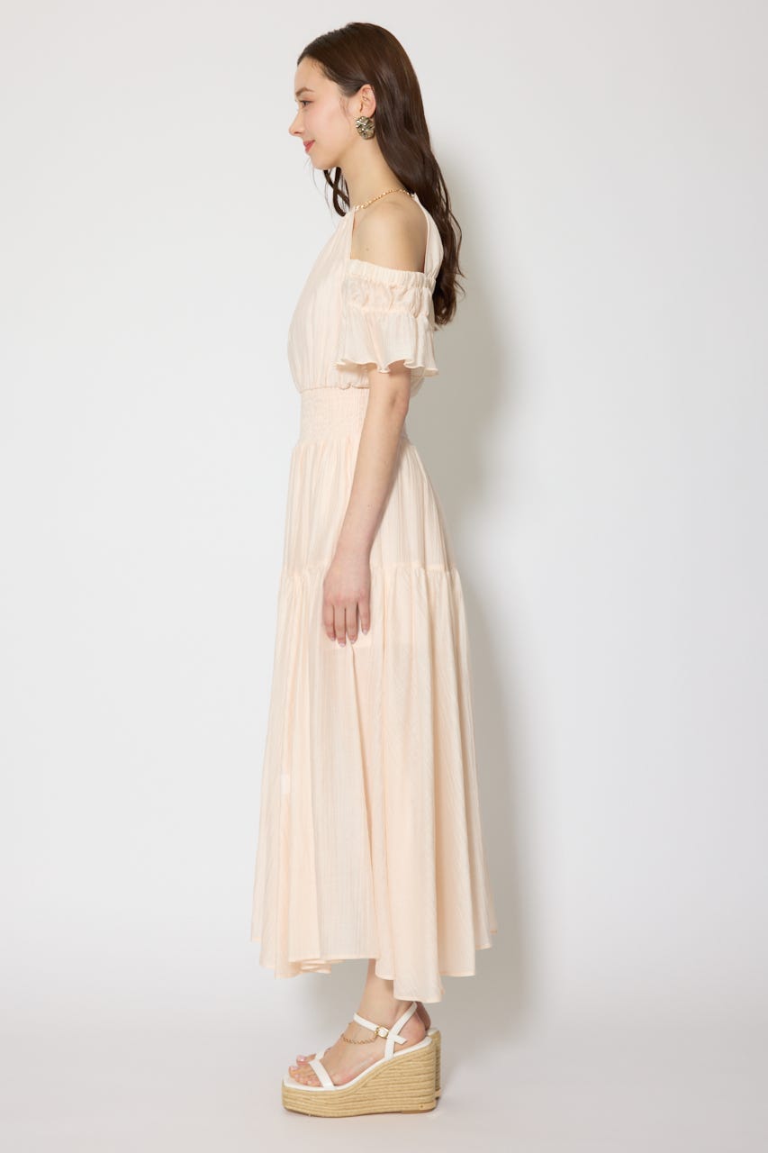 2WAYホルターネックロンパース L/PNK S