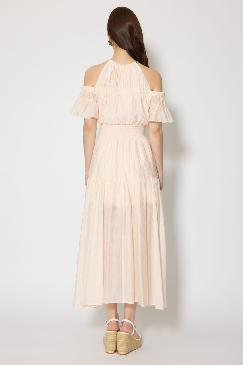 2WAYホルターネックロンパース L/PNK S