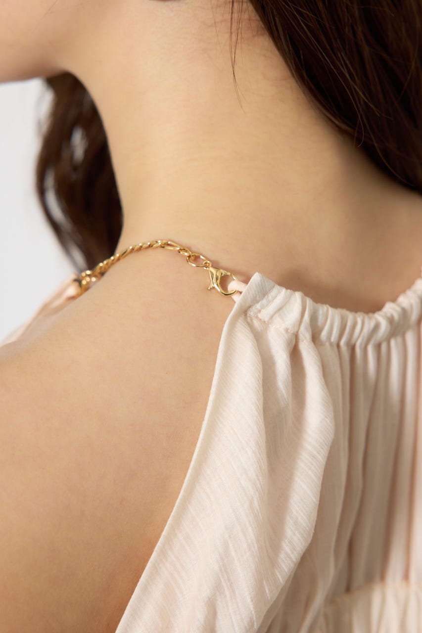 2WAYホルターネックロンパース L/PNK S