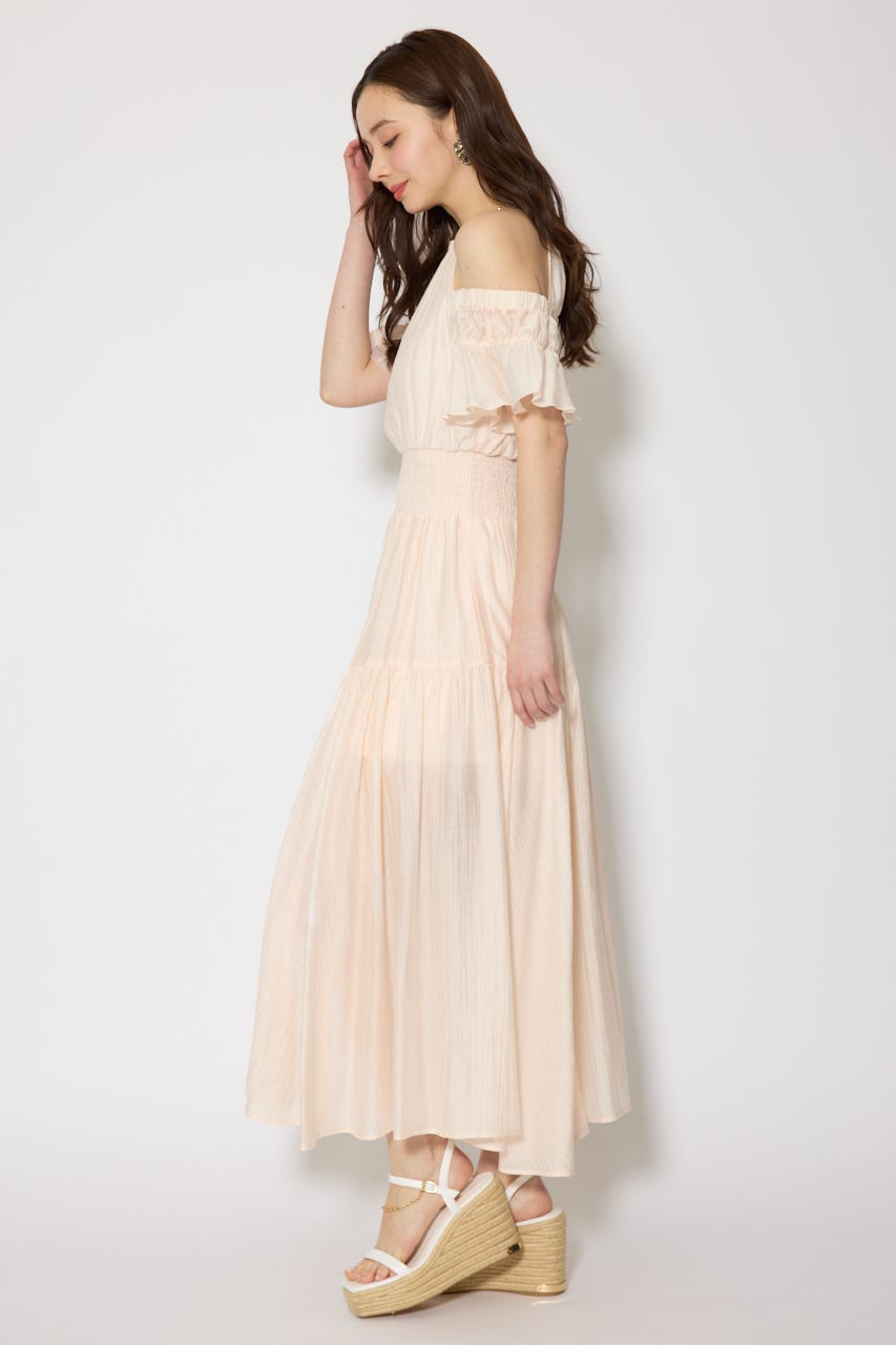 2WAYホルターネックロンパース L/PNK S