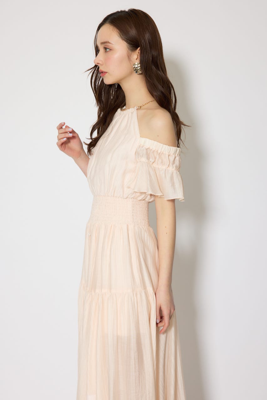 2WAYホルターネックロンパース L/PNK S