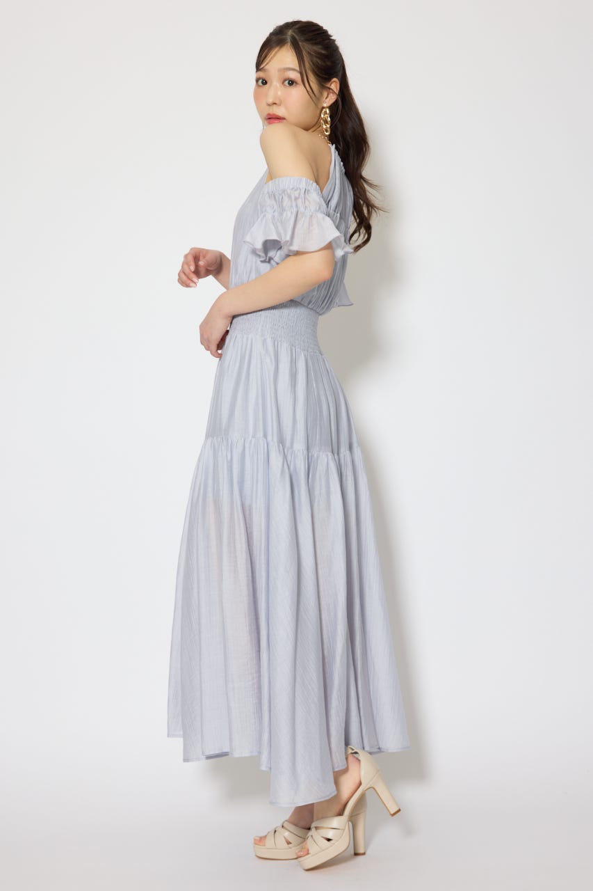 2WAYホルターネックロンパース L/PUR S