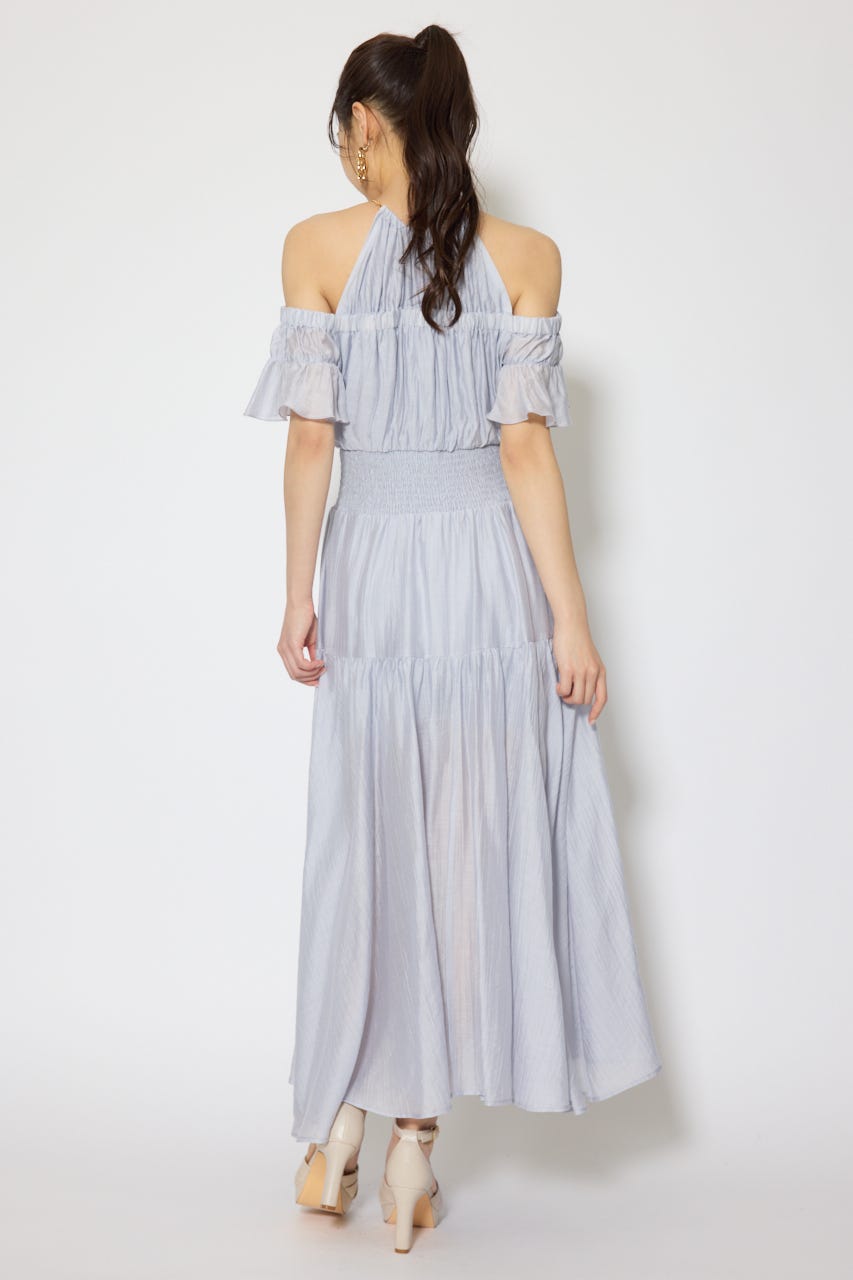 2WAYホルターネックロンパース L/PUR S