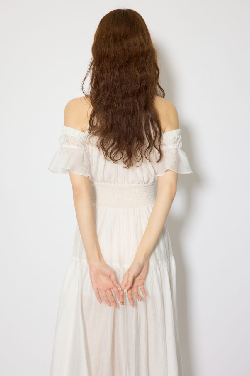 2WAYホルターネックロンパース WHT M