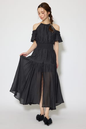 2WAYホルターネックロンパース