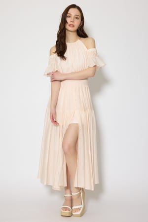 2WAYホルターネックロンパース