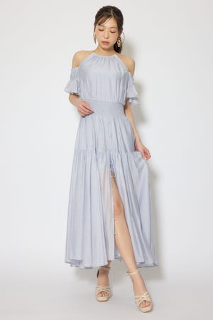 2WAYホルターネックロンパース