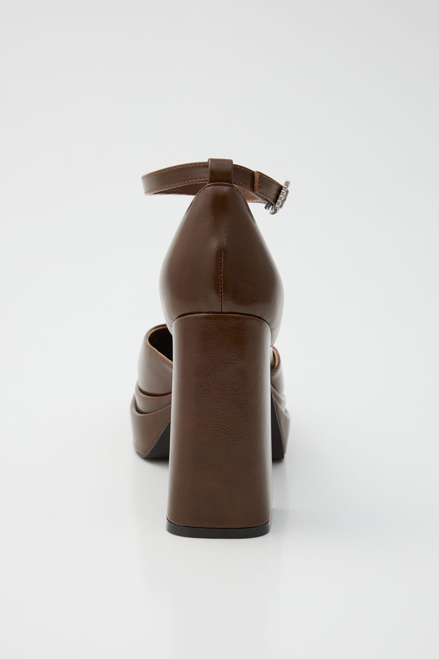 アンクルストラップパンプス BRN L