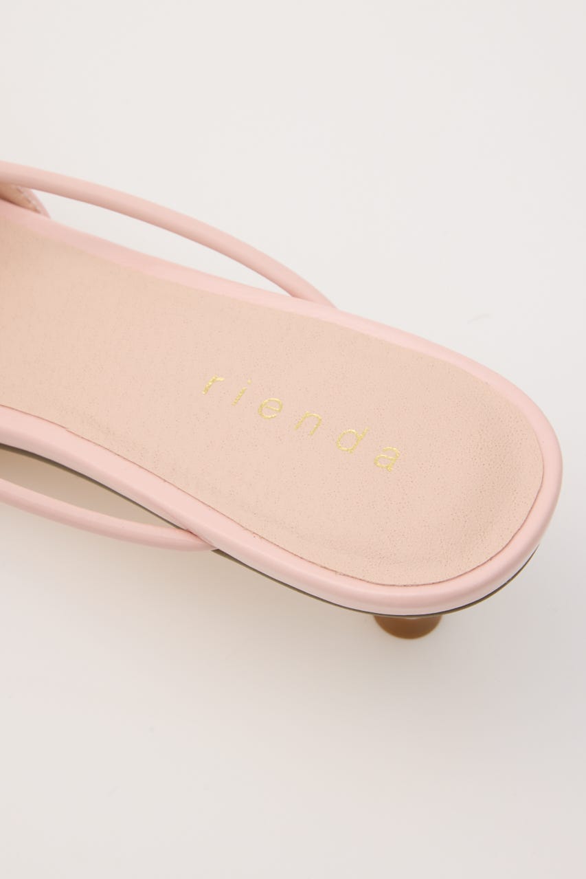 Bigリボンチュールミュール PNK L