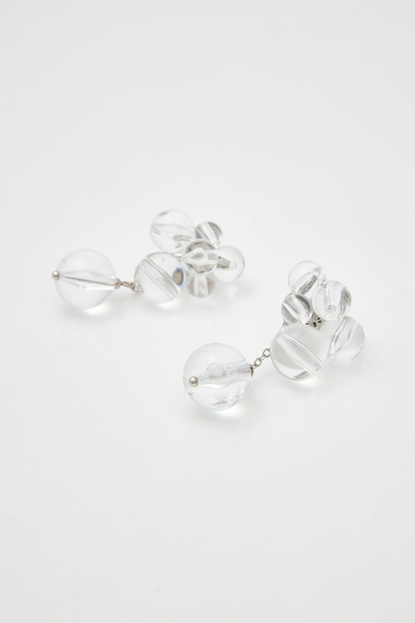 ランダムメニーフェイクパールピアス CLR FREE