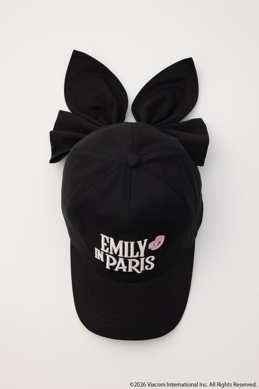 【Emily Paris】キャップ BLK FREE