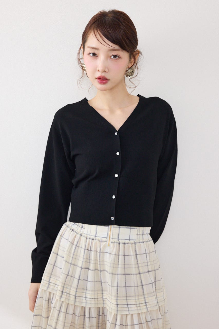 UVカットカーディガン BLK FREE