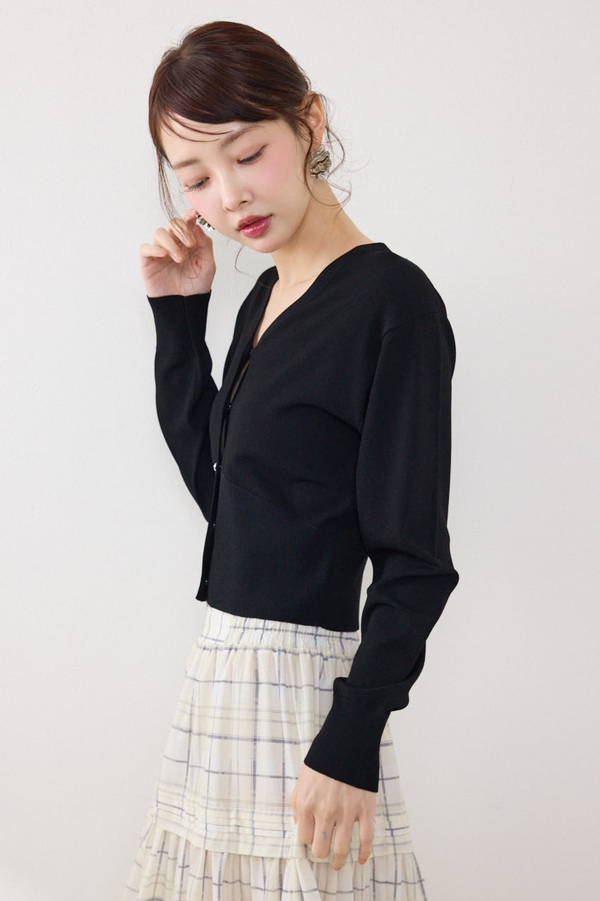 UVカットカーディガン BLK FREE