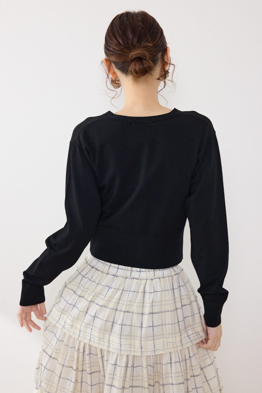 UVカットカーディガン BLK FREE