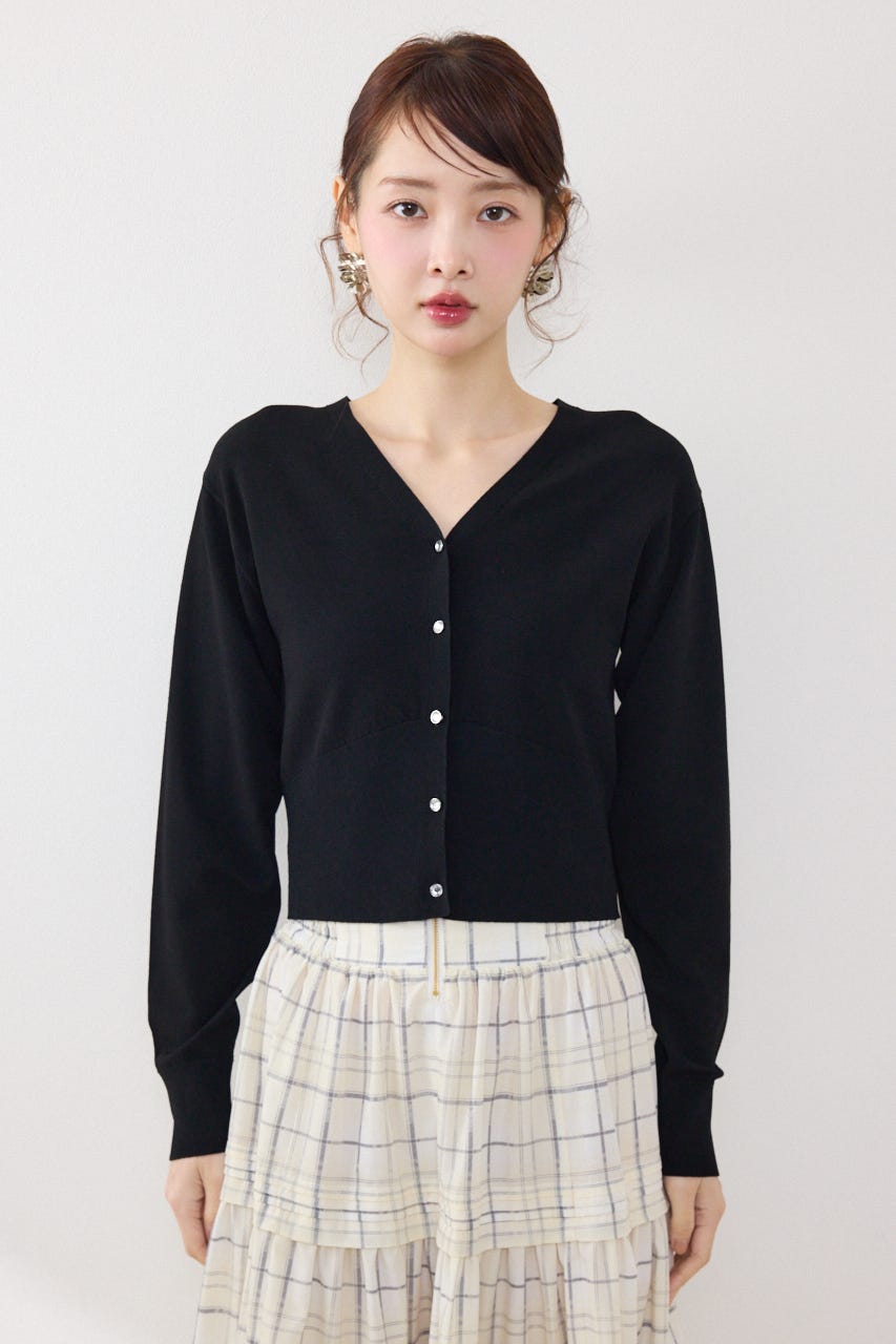 UVカットカーディガン BLK FREE