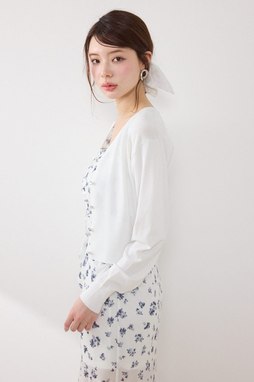 UVカットカーディガン WHT FREE