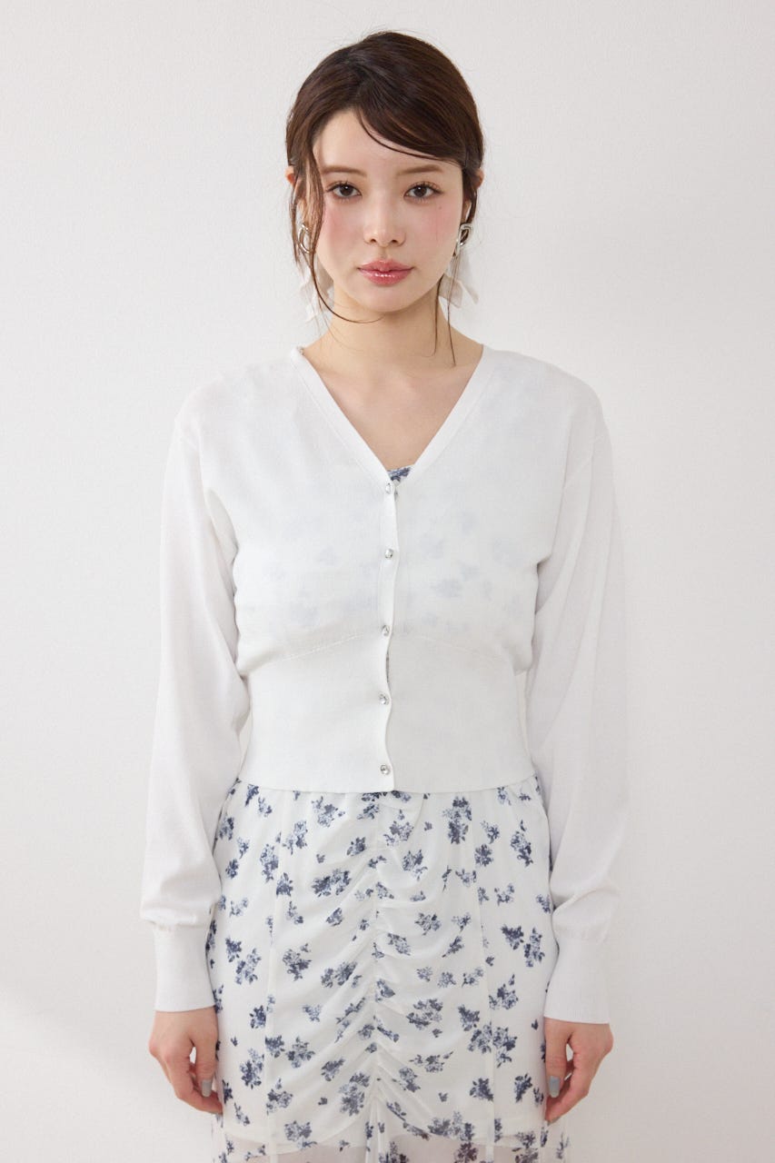 UVカットカーディガン WHT FREE